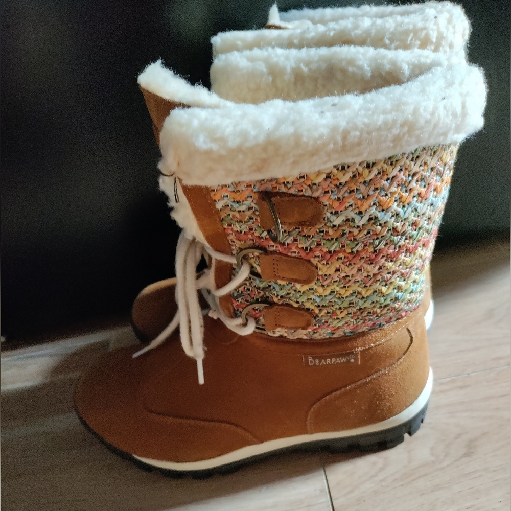 BearPaw  Ophelia Suede Sheepskin/Wool Boots